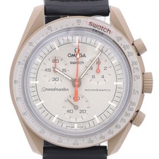 Omega OMEGA × SWATCH Mission to Jupiter SO33C100 Wrist watch Beige Speedmaster