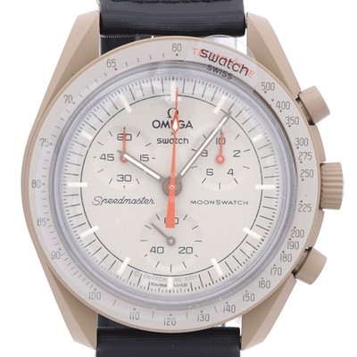 OMEGA × SWATCH Mission to Jupiter SO33C100 Wrist watch Beige Speedmaster
