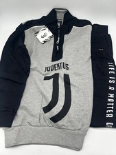TUTA RAGAZZO SOTTUOMO FELPA MEZZA ZIP MANICA LUNGA SICEM FC JUVENTUS B2JU15084