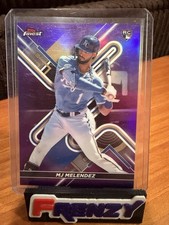 2022 Topps Finest - MJ Melendez #57 Purple Refractor /250 (RC)