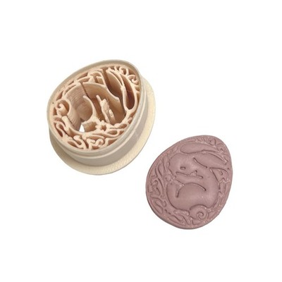 Hase im Ei Ostern Polymer Clay Schneider | 3D-gedrucktes Tonwerkzeug | IrisCrafts7 UK