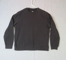 Everlast Sport Large Black Sweatshirt Pullover Crew Neck Long Sleeve Logo