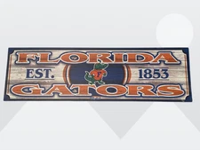 Wincraft NCAA Florida Gators College Vault 30" x9" Fiber Board Indoor Wall Sign