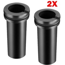 2Pc 3KG High Purity Graphite Crucible Smelting Tool For Electric Melting Furnace