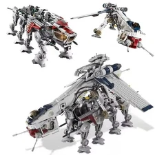 1758PCS Republic Dropship With AT-OT Walker Building Blocks MOC 10195
