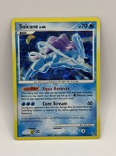 Suicune - 19/132 - Pokemon Secret Wonders Holo Card Cracked Ice Promo LP/MP