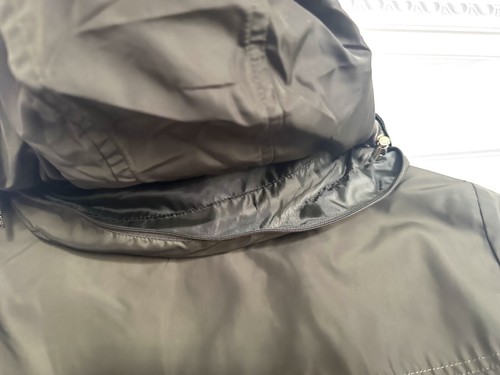 EUC Michael Michael Kors Green Hooded Rain Jacket Coat S - Picture 10 of 13