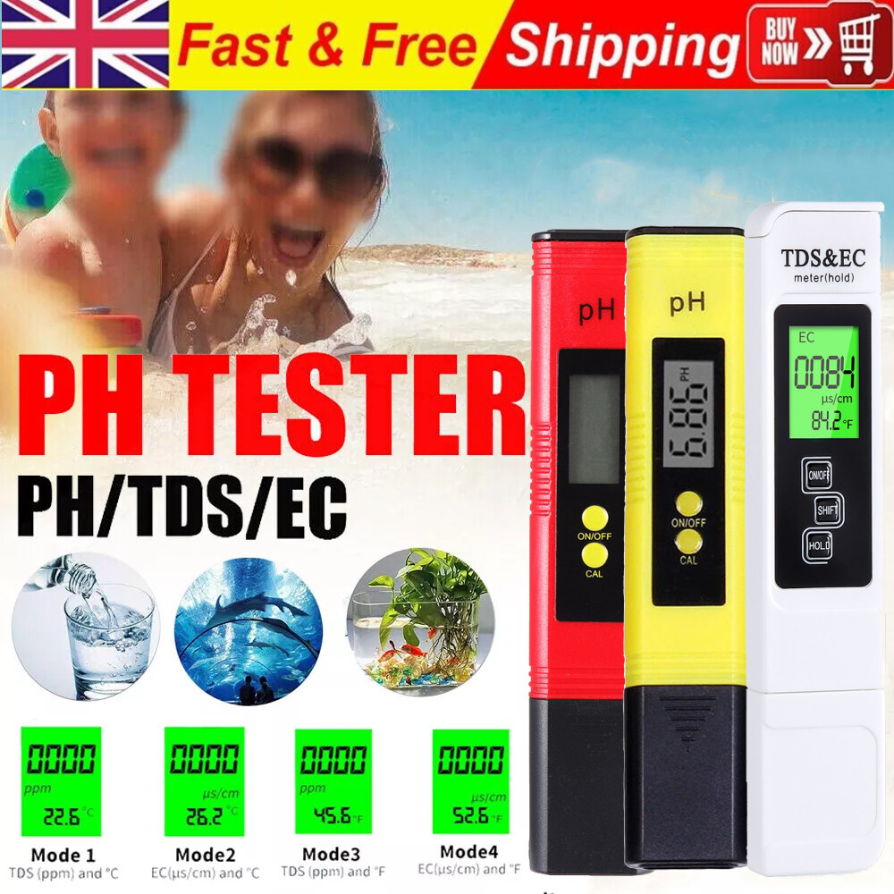PH and TDS Meter Combo PH&TDS Digital Meter | Grelly UK