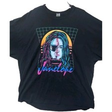 WWE Y2K Jane lope  Mens  3xl (25Wx30L)Black Graphic T-shirt