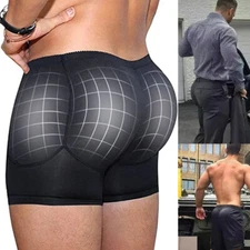 Butt Padded Underwear for Men Big Butt Enhancer Shaper Booty Lifter Rounderbum 