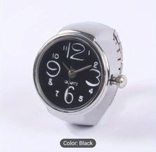 Finger Ring Watches Elastic Band Quartz Analog Watch Cute Gift For Men Women Kid