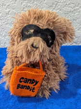 Dan Dee Animated Musical Candy Bandit Puppy Dog 9  Plush Halloween Addams Family