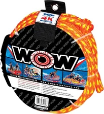 WOW Sports 4K Tow Rope with Floating Foam Buoy – 60 ft. Heavy Duty Tow Rope