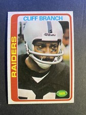1978 Topps Football Cliff Branch Oakland Raiders Card #305 Hall of Famer (a)