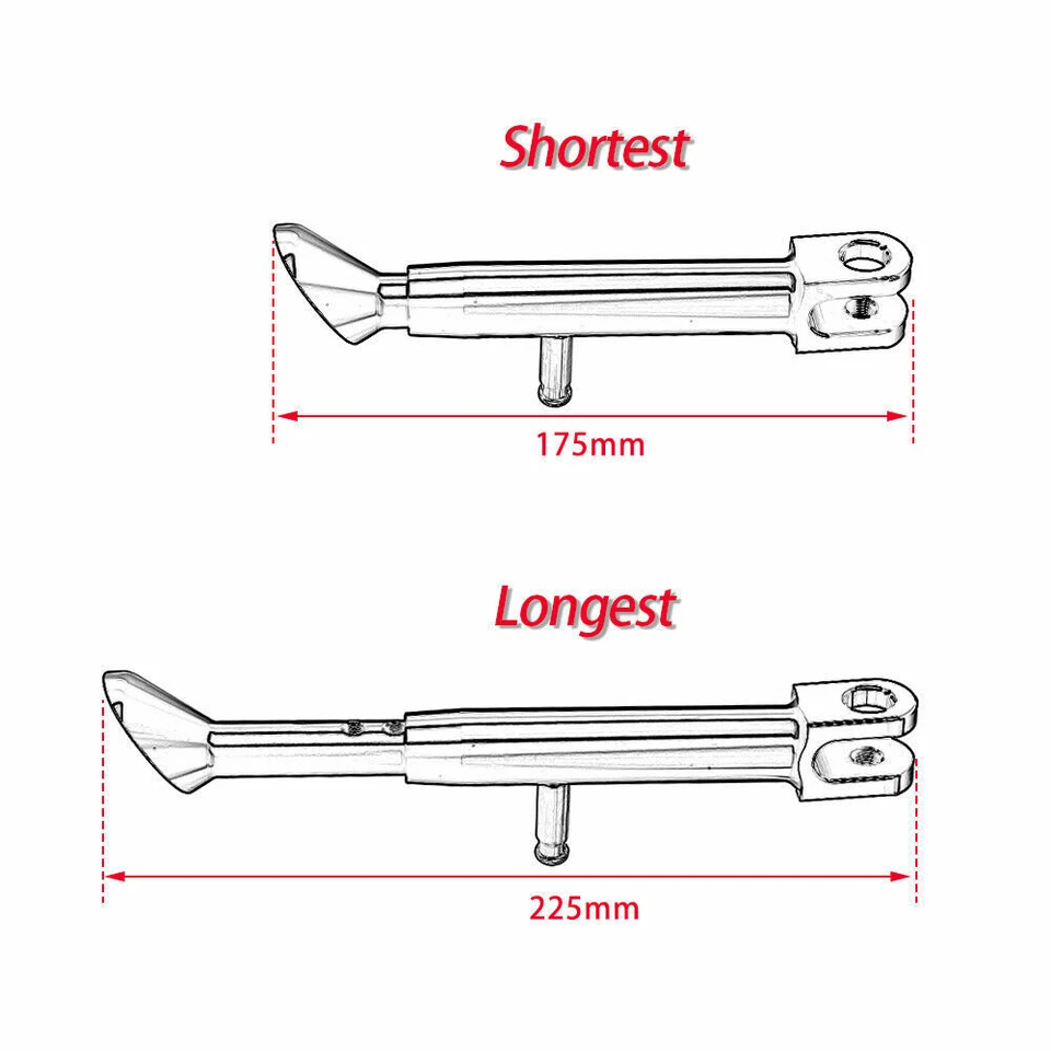 Pro-tek NUEVO Pata de cabra totalmente ajustable Honda 2015-2022 CBR300R CBR-300R CBR300RA Foto 2 de 4