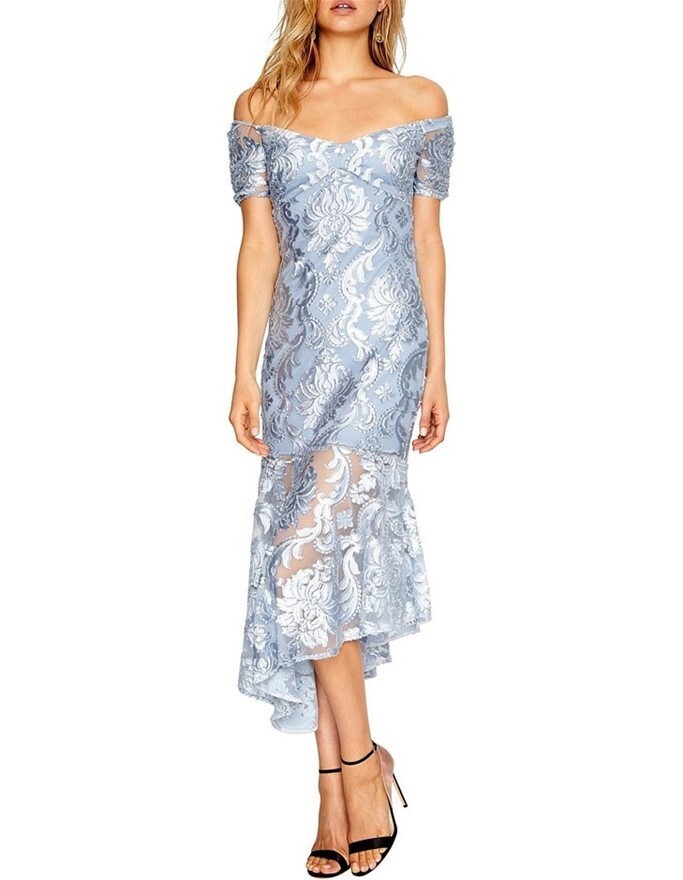 Alice McCall Fleur de Lys Gown Size US Blue