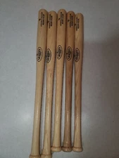 Louisville Slugger Museum & Factory mini collectible baseball bat Lot Of 5