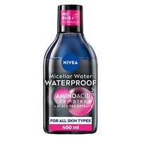NIVEA Waterproof Expert Micellar Water 400ml Makeup Remover Black Tea
