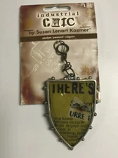 Industrial Chic By Susan Lenart Kazmer Shield Pendant Steam Punk Statement