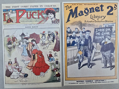 COMIC MAGAZINES COVERS FULL SET 18 CHIMERA POSTAL PRINTS 1976 DENIS GIFFORD RARE