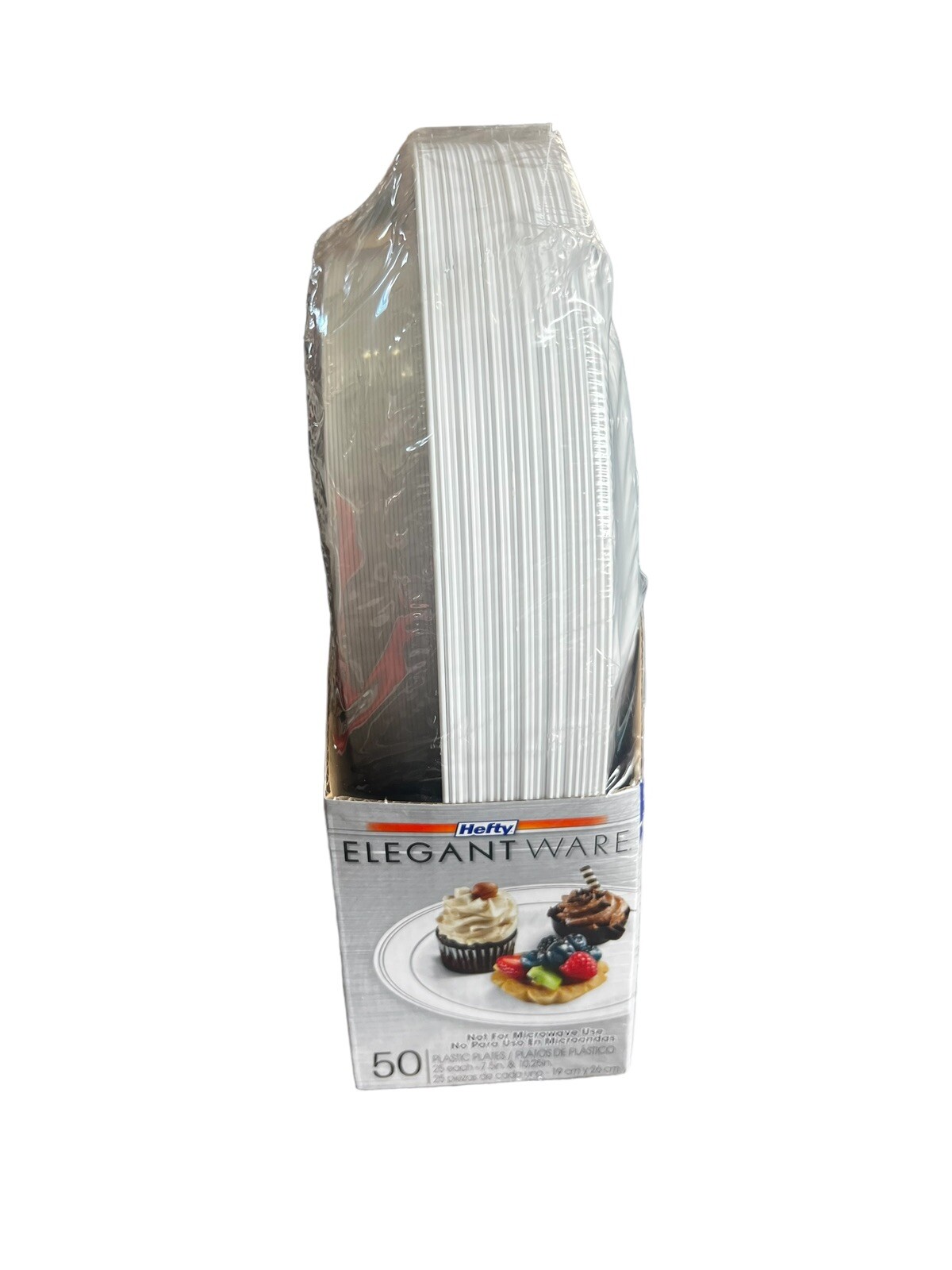 Hefty ElegantWare White Plates 4pack (each pk 50 count ) for sale