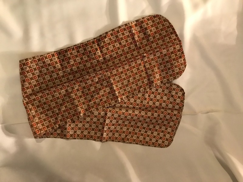 Multicolored Geometric Scarf 8 in. X 35 in. #91