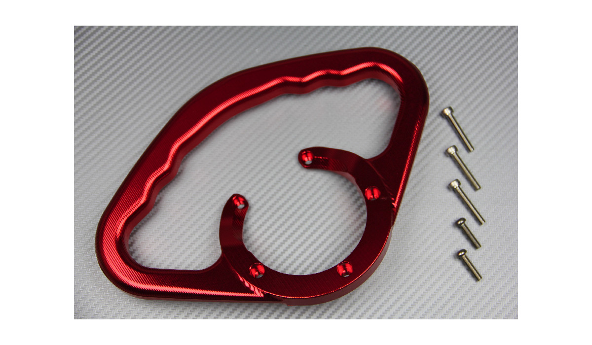 Poignée de réservoir rouge Kawasaki Z1000 pour sécuriser les balades en duo