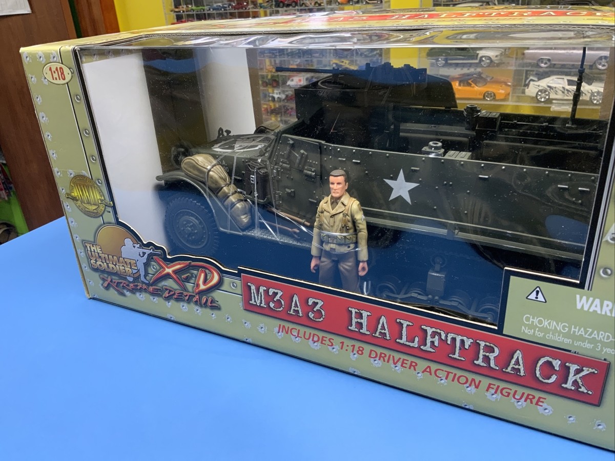 Ultimate Soldier M3A3 Halftrack 1/18 New | eBay