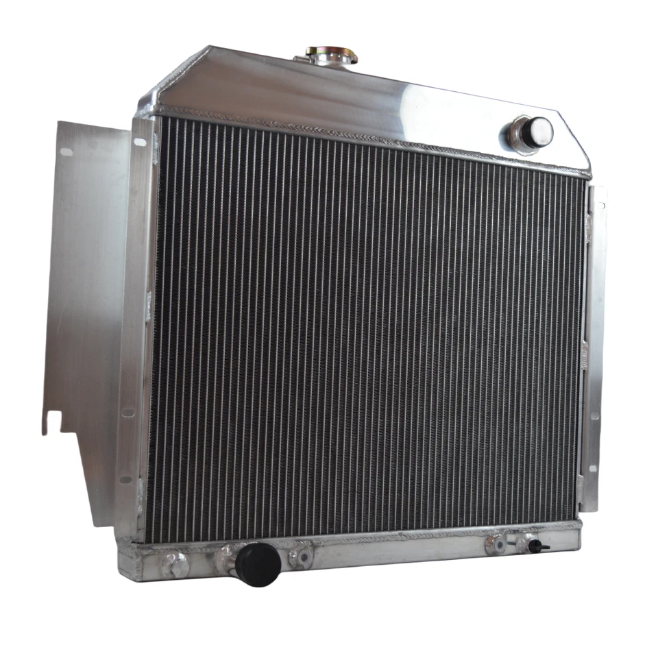 Radiador de 3 filas para Ford E100 E150 E250 E350 Econoline 1979-1991 5,0 L 5,8 L Foto 3 de 4