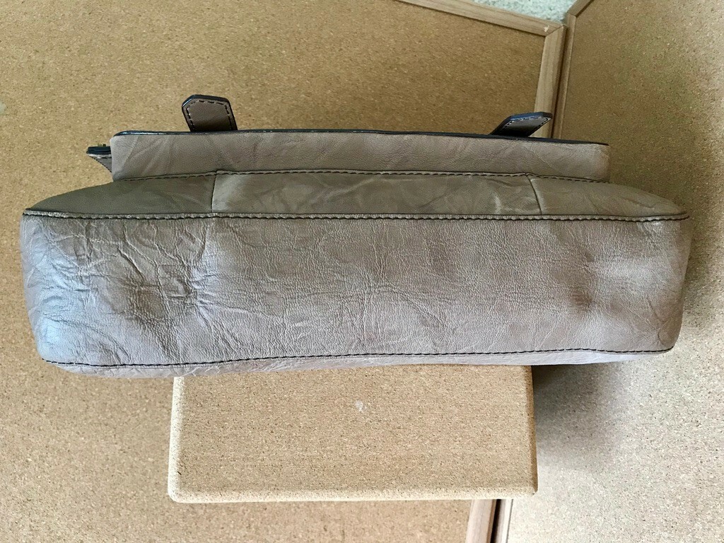 ORYANY Light Brown Large Structured Texture Leath… - image 7