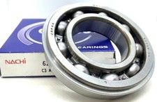 NACHI Japan 6209 NR C3 Ball Bearing, open type, No Seals  Snap Ring 45x85x19 mm
