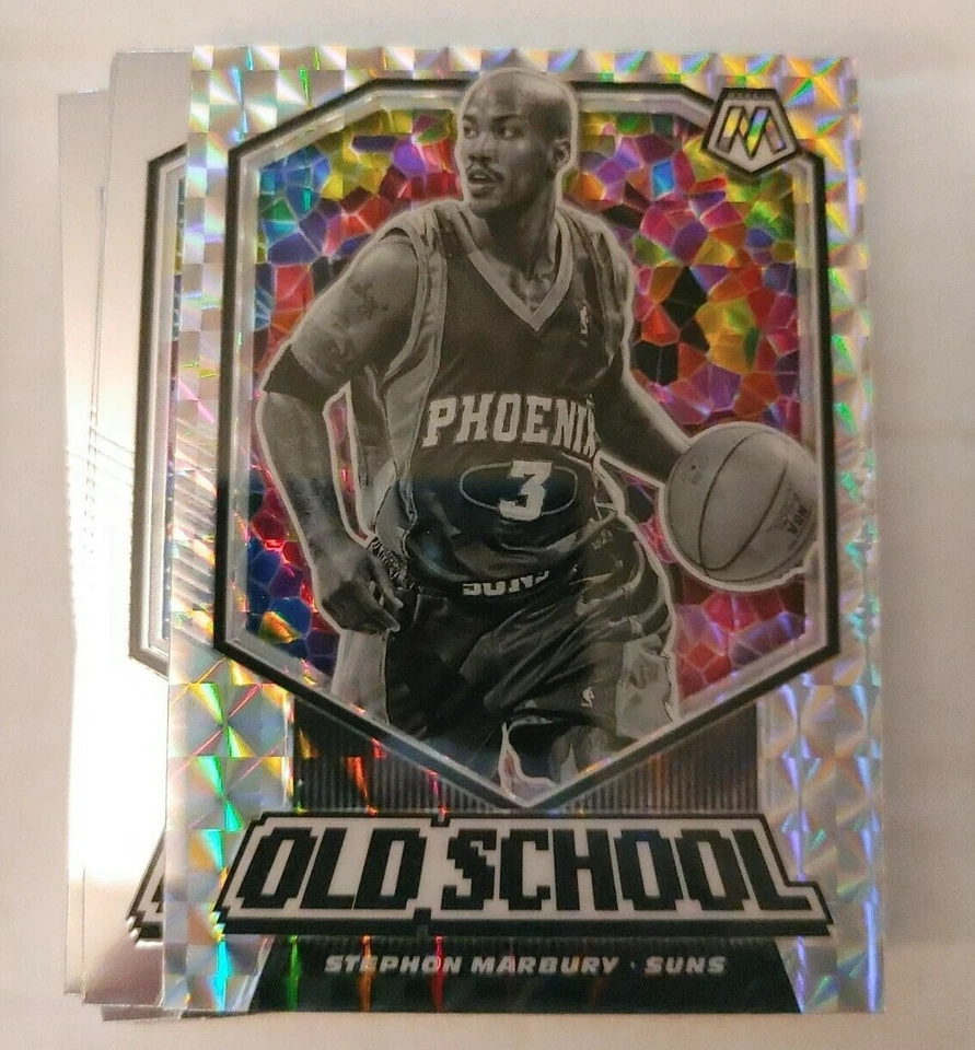2019-20 Panini Mosaic Basketball Insert "OLD SCHOOL"  Base and parallels U pick - Image 2 of 3
