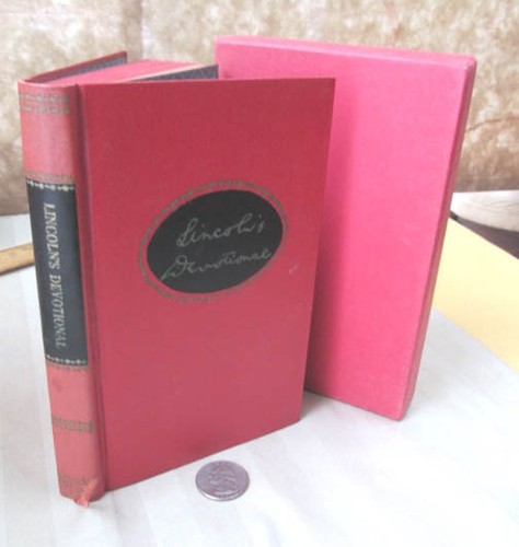 LINCOLN'S DEVOTIONAL,1957,Carl Sandburg,Boxed