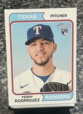 2023 Topps Heritage - #320 Yerry Rodriguez (RC)