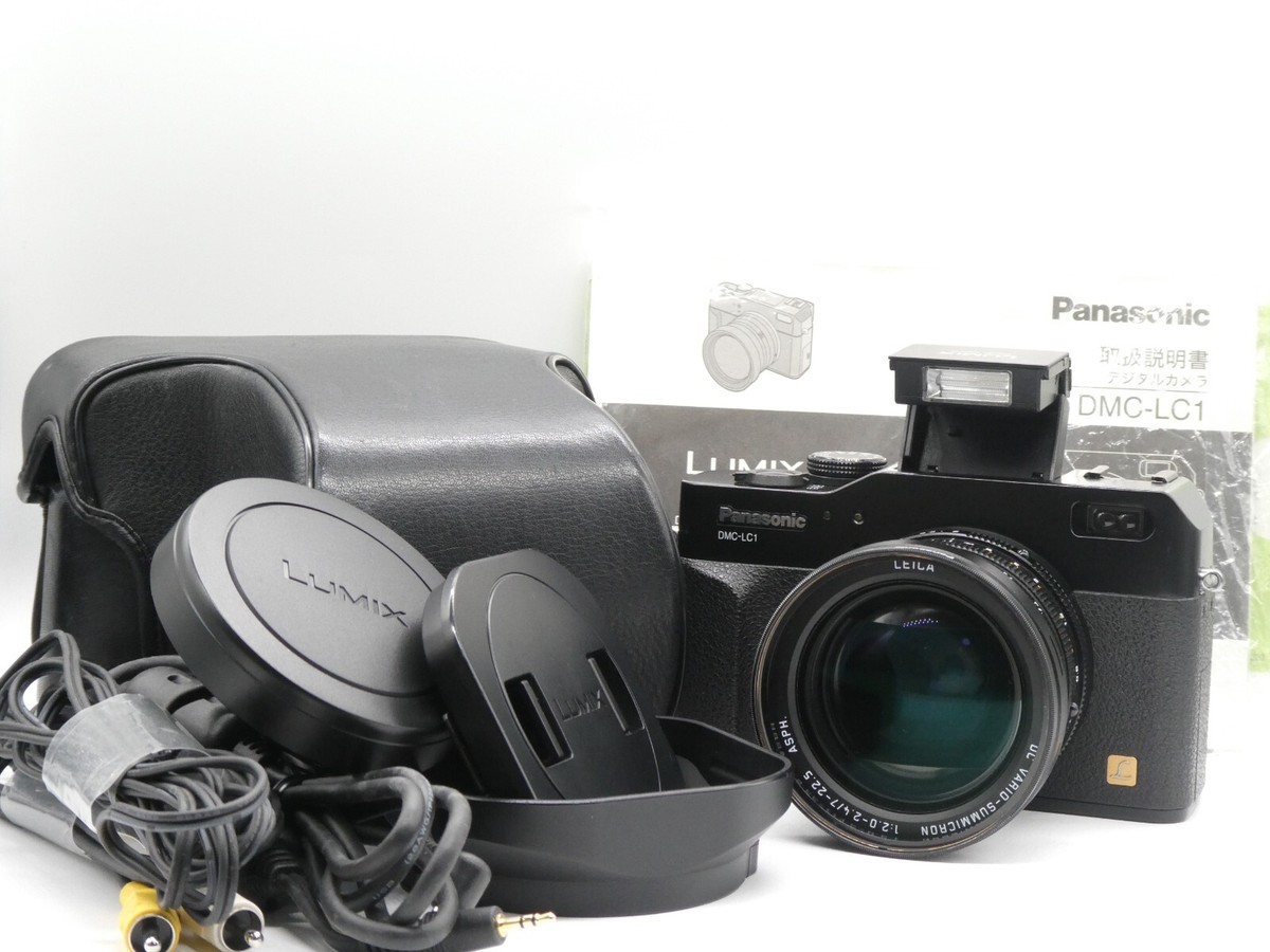 English Panasonic LUMIX DMC LC1 5.0MP Digital Camera Summicron