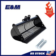 800mm soil Screening sand Leakage sieve Bucket cheap new for Mini Excavator