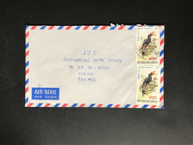 Indonesia #780//B242 Cover to Finland 1970-1999 Cover #950