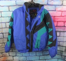Vintage 80s Credentials Unisex Ski Jacket Coat Great Colors Insulated