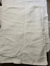 2 Threshold Pillow Cases %100 Cotton White In Excellent Condition Stylish A2 #7