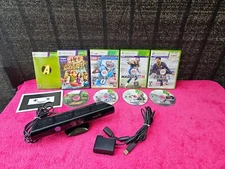 Microsoft Xbox 360 Kinect Sensor Bar With 4 Kinect Sports Video Games Bundle