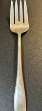 Meat Serving Fork Oneida Community Lady Hamilton 1932 silverplate
