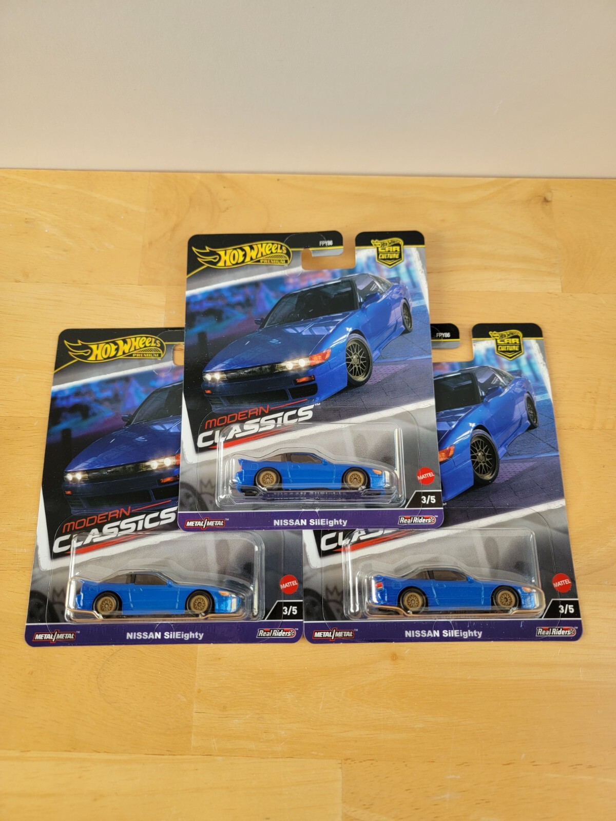 2024 Hot Wheels Car Culture Modern Classics Nissan SilEighty Lot Of 3