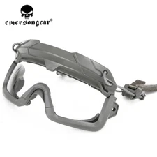 Emersongear Tactical Helmet Safety Goggles Split Eye Protective Gear Guard Gray