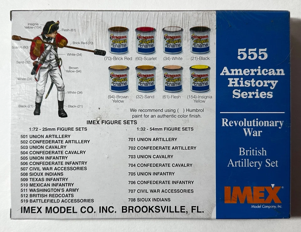 Nuevo SELLADO IMEX Nº Juego de Artillería Británica Guerra Revolucionaria Escala 555 1/72 Foto 2 de 4