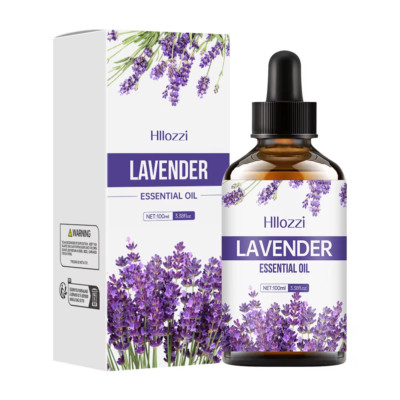 Lavender Essential Oil for Face & Body Skin Care Moisturizing Aromatherapy   