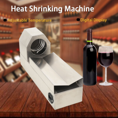 Red Wine Bottle Cap Lids Shrinking Machine Sleeve Thermal Wrap Shrinker Heating