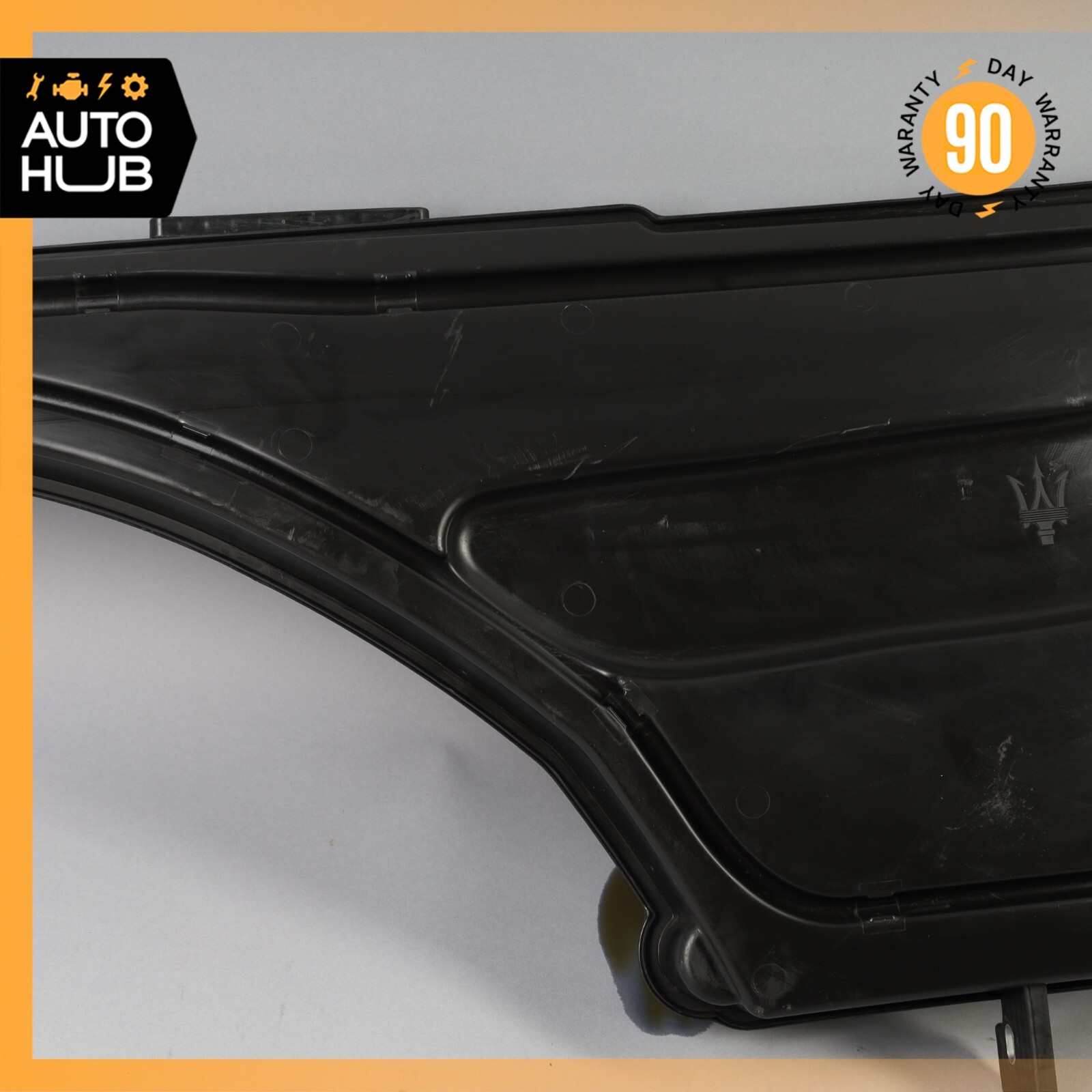 14-22 Maserati Ghibli Headlight Windshield Washer Bottle Tank 670001648 OEM 51k