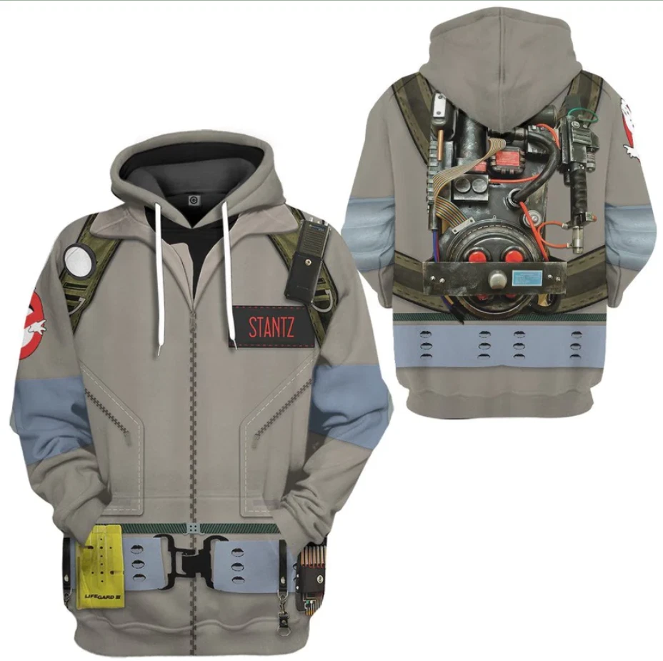 Ghostbusters 1984 Stantz Cosplay Custom Name 3D HOODIE Mother Day Gift