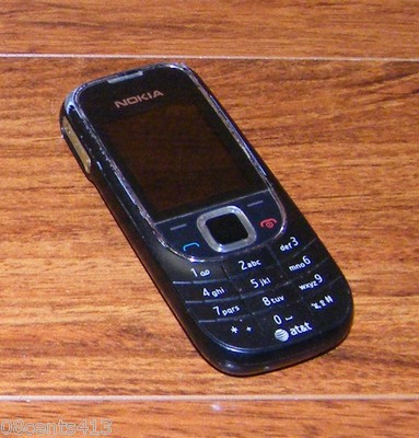 Nokia 2320 - Black (AT&T) 32MB GSM 1.8'' Screen Cellular Phone ONLY **READ** 