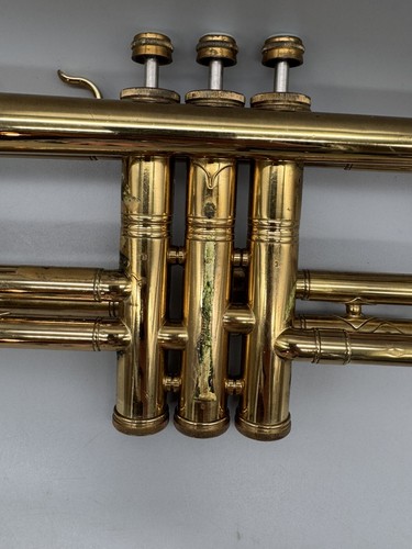 Vintage 1950s Pan American Trumpet Elkhart model 58B #200313 - Picture 14 of 24